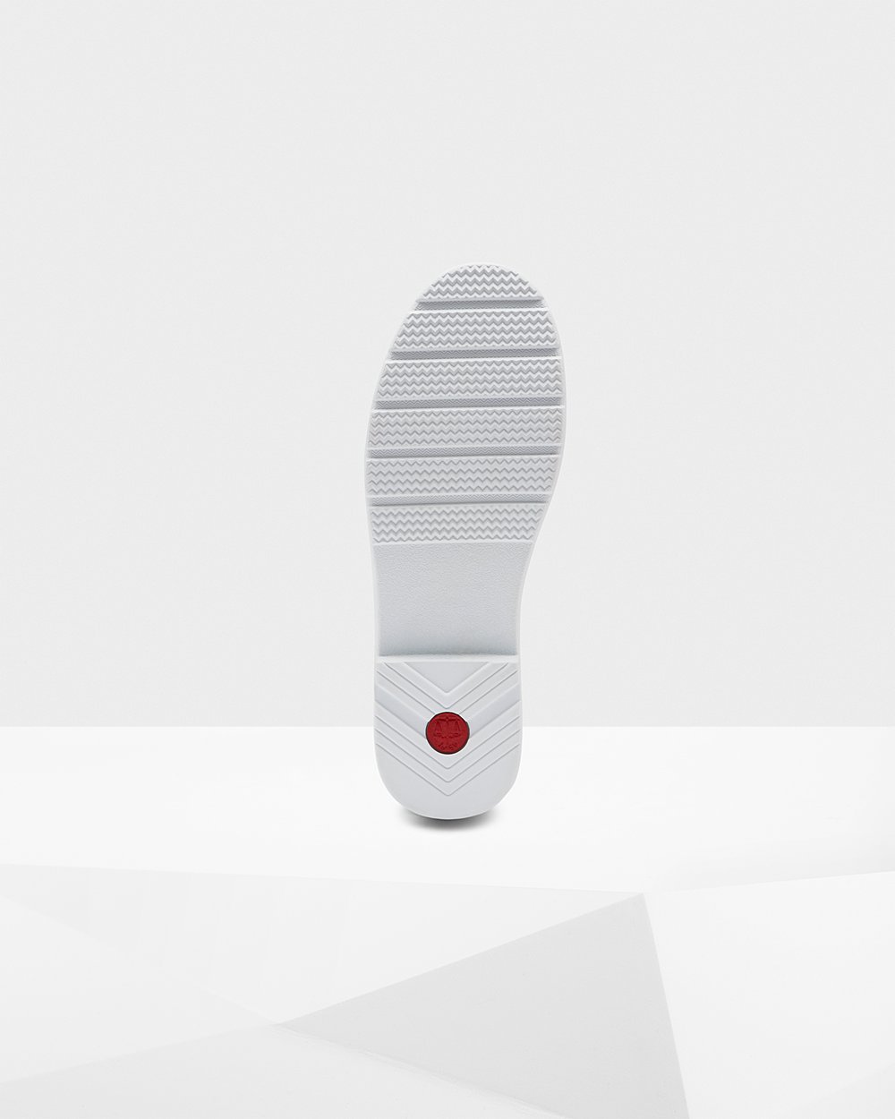 Hunter Kısa Yağmur Çizmesi Bayan Lacivert/Beyaz - Refined Slim Fit Contrast - Türkiye AU2749105